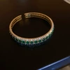 Green square bracelet