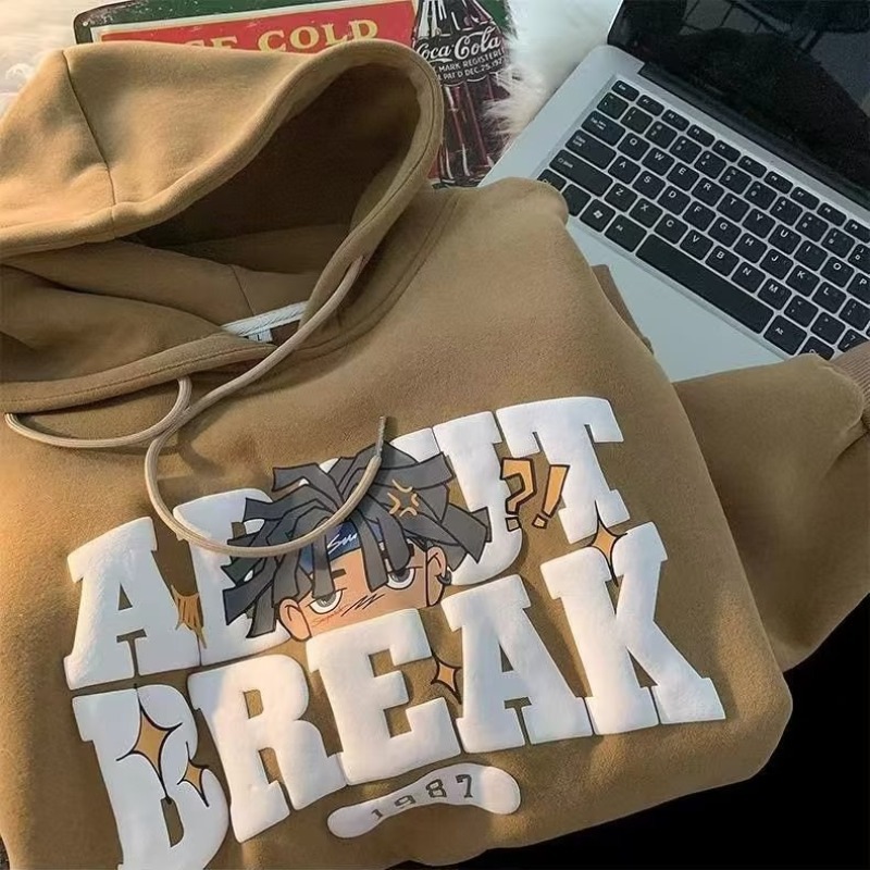 Suéter con capucha para hombre Otoño e Invierno 2022 nueva marca de moda ins ropa de otoño suelta niños Otoño e Invierno Abrigo con capucha moda