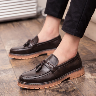 2024 generation foreign trade tourism Xiyin AliExpress independent station spell more wish England leisure retro small leather shoes