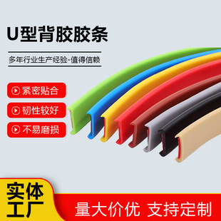Furniture Edge Strip Manufacturer Tpe Cabinet Wardrobe Wood Board Self-Adhesive Decorative Anti-Collision Edge Strip U-Shaped Adhesive Strip