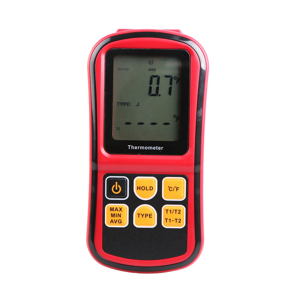 双通道热电偶温度计 数字温度计 手持便携式温度计 GM1312