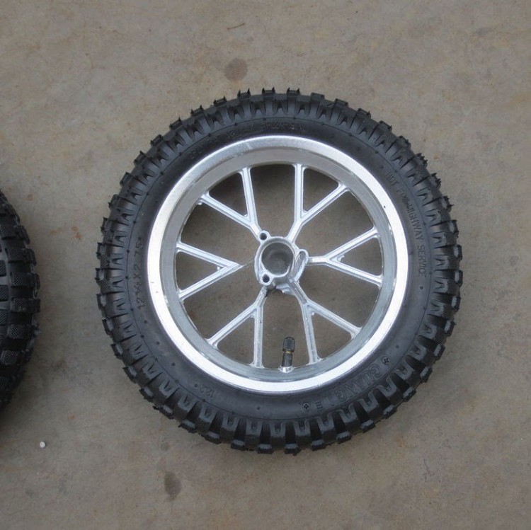 Mini motorcycle accessories 49CC Little Apollo 12 1/2X2.75 off-road tire with wheel hub