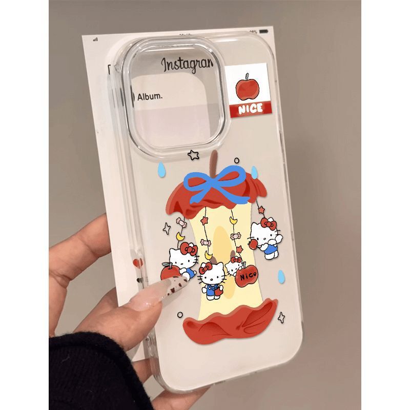Moon Kt Apple Core Is Suitable for Apple 15Promax Mobile Phone Case Iphone17 Popular Model 16 Cute 14 Hard Case
