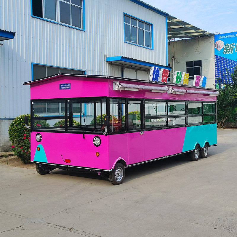 大型煮面面食摆摊车麻辣烫关东煮快餐早餐砂锅米线水饺移动餐厅