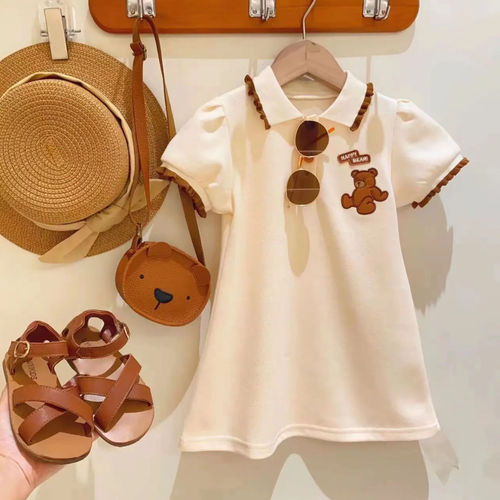 Generation baby girl POLO skirt summer 2024 new sister outfit girls skirt T-shirt skirt two-piece trendy set
