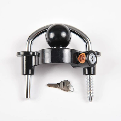 Car Off-Road Hook Lock Round Car lock - black