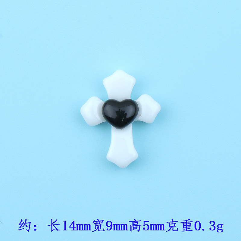 新款卡通亮面迷你万圣节系列树脂配件diy手机壳美甲发夹发绳材料|undefined