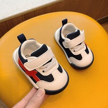 學步鞋新款寶寶春秋1-3歲女嬰兒軟底防滑鞋子小白鞋男童不掉單鞋0