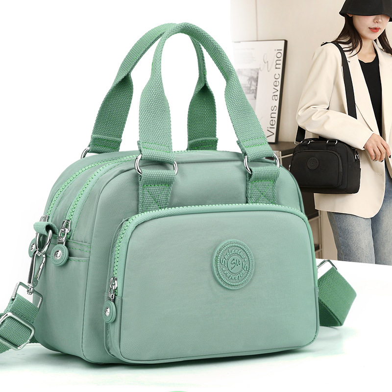 Cross-Border Women's Bag Casual Small Handbag 2026 Spring New Lightweight Crossbody Shoulder Bag Nylon Fabric Women's Bag