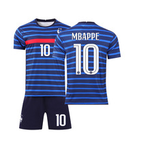 20-21法國隊足球服套裝男女成人10號姆巴P比賽訓練球衣