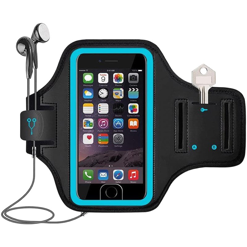 Fábrica deportes al aire libre corriendo teléfono móvil brazo banda iPhone6 7 8/Plus Fitness brazo manga teléfono móvil brazo bolsa