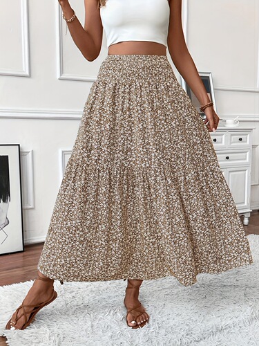 New Print Fashion High-Waisted Skirt Summer Women's Wear
