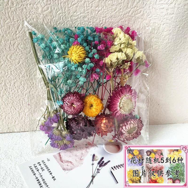 Materials set, postcard flower-shaped, handmade, bouquet, wholesale
