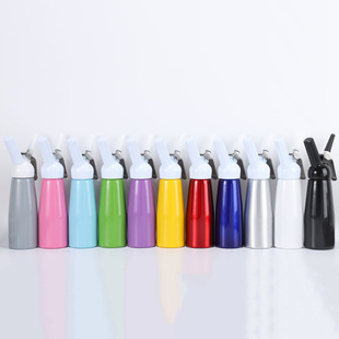 Factory Wholesale 500ml Multi-Color Aluminum Cream Gun Cream Foamer Cream Mixer Cross-Border Preferred