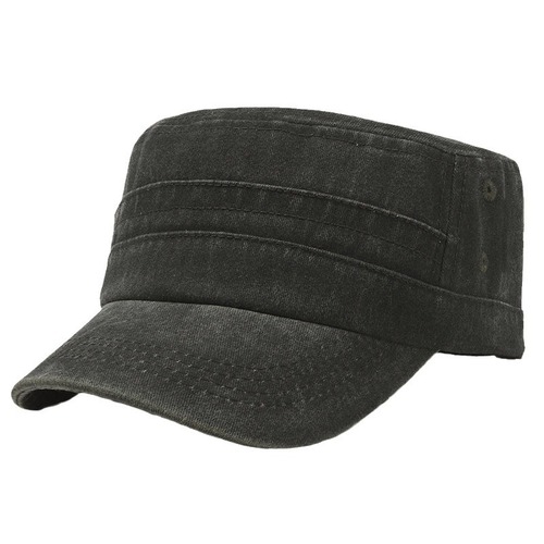 Flat-cap men's army hat summer wash worn men's hat Korean style casual duckbill hat trendy summer sun hat