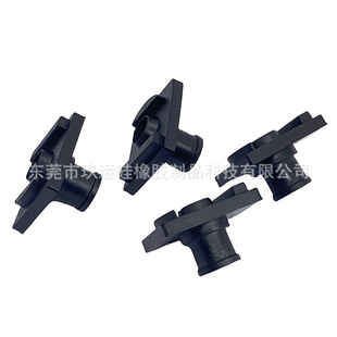 Customized Processing of Various Industrial T-Shaped Perforated Rubber Pads, Square Wear-Resistant Sheaths, Aging-Resistant Buffer Rubber Sheaths