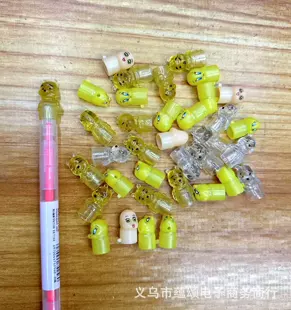 Пластиковые колпачки для карандашей с мультяшными фигурками