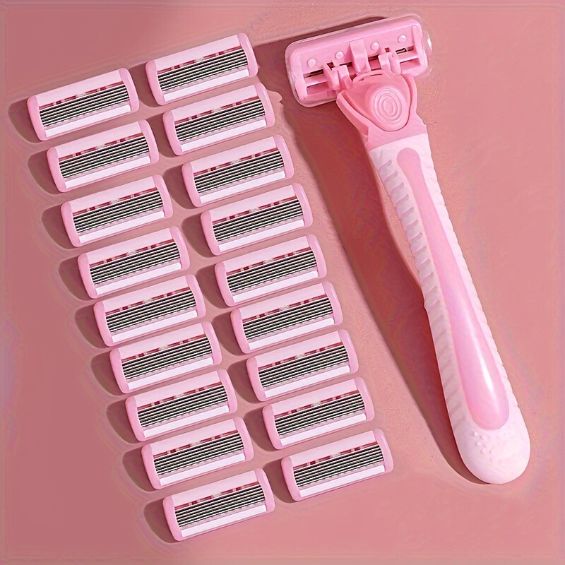 Six-layer Blade Manual Razor Women's Private Leg Hair Axillary Hair Removal Travel suit Portable Shaving Knife Six-layer Blade Manual Razor Women's Private Leg Hair Axillary Hair Removal Travel suit Portable Shaving Knife
