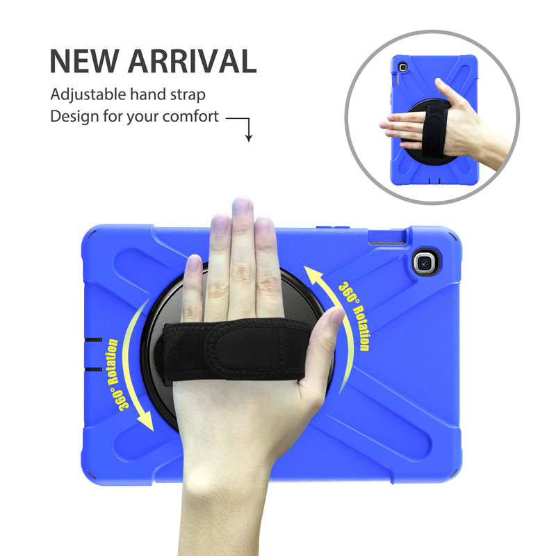 SuiTablE for Samsung Galaxy 10.5inch Tab S5E T720 SiliconE Flat BluE ThrEE-proof ProtEctivE CasE Export