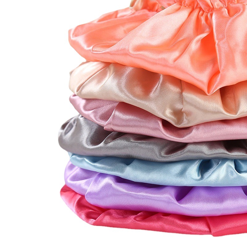 Adult double waterproof shower cap kitchen makeup oil smoke head set shampoo bath thickened printable LOGO manufacturers