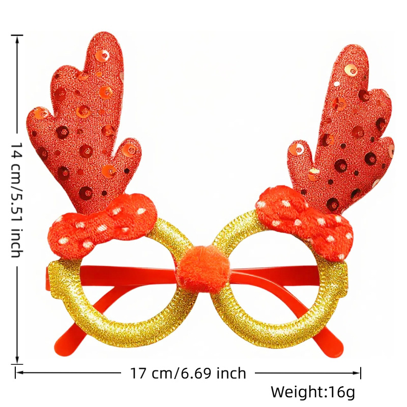빨간 나비넥타이와 빨간 뿔(빨간색 프레임/검은색 프레임)