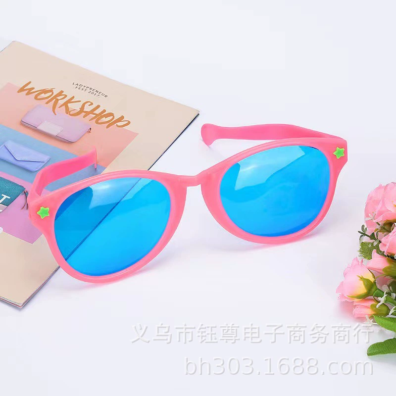 Очки Cross-border World Cup фан Big Glasses Рождество Новый год Бар Забавные пляжные очки