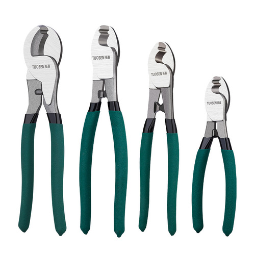 Tosen Hardware Tools 6/8/10 Inch Wire Cable Cutters Electrician's Cable Scissors Manual Tool Cable Shears