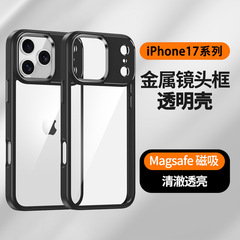 Apple 17 携帯電話ケース ゴールドシールド 透明 iPhone16対応 ハードメタル イーグルアイ 15ProMax 耐衝撃保護ケース xs