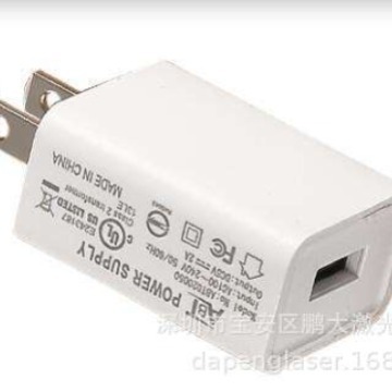 大鹏激光东莞长安充电器标记玻璃打标玻璃镭雕玻璃打孔