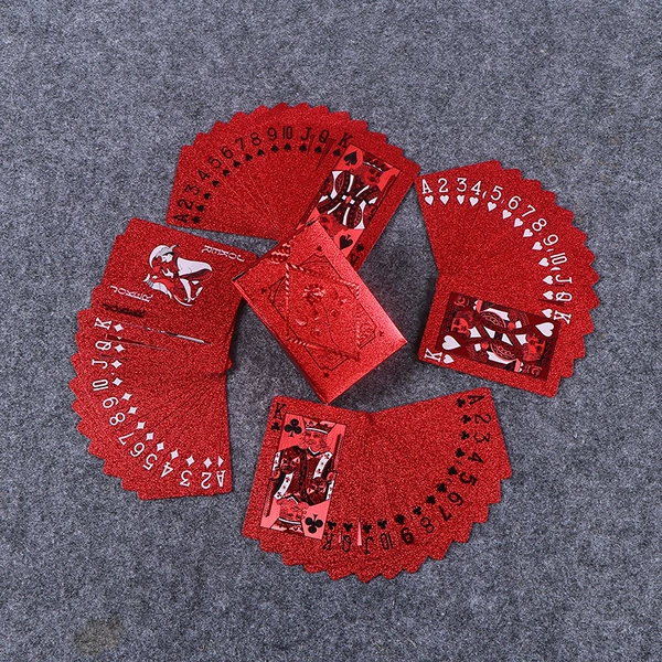 Red playing cards