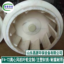 昌源F4-72离心风机叶轮现货 注塑叶轮 昌源塑料风机 耐酸碱排气