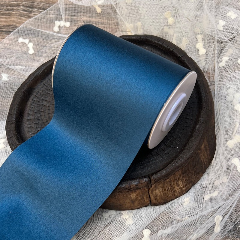 福2ぼうっとしているシミュレーションのリボンの桑の絹糸の平は蝶結びのdiyの大きい腸の輪の材料のお土産の装飾の贈り物の包装に代わります。|undefined