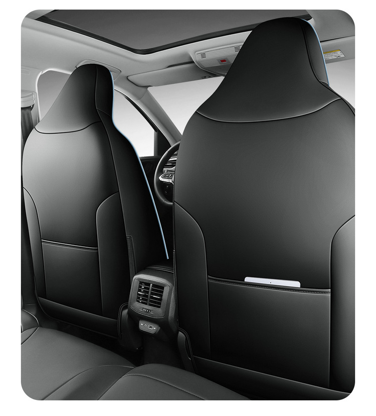 Specially Designed for Volkswagen Tuyue Xinrui Full Leather Car Seat Cushion, Four-Season Universal Seat Cover, Leather Seat Cover, All-Inclusive New Model