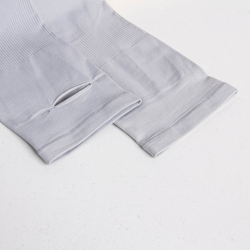 Summer Solid Color Ice Silk Sleeves Outdoor Cycling Fishing Sun Protection Arm Sleeves Men and Women Anti-UV Ice Sleeves Wholesale