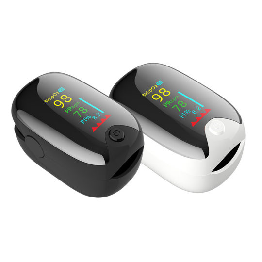 in stock Gem AD901 White LK89 Finger Clip-on Pulse Monitor Diamond Oximeter
