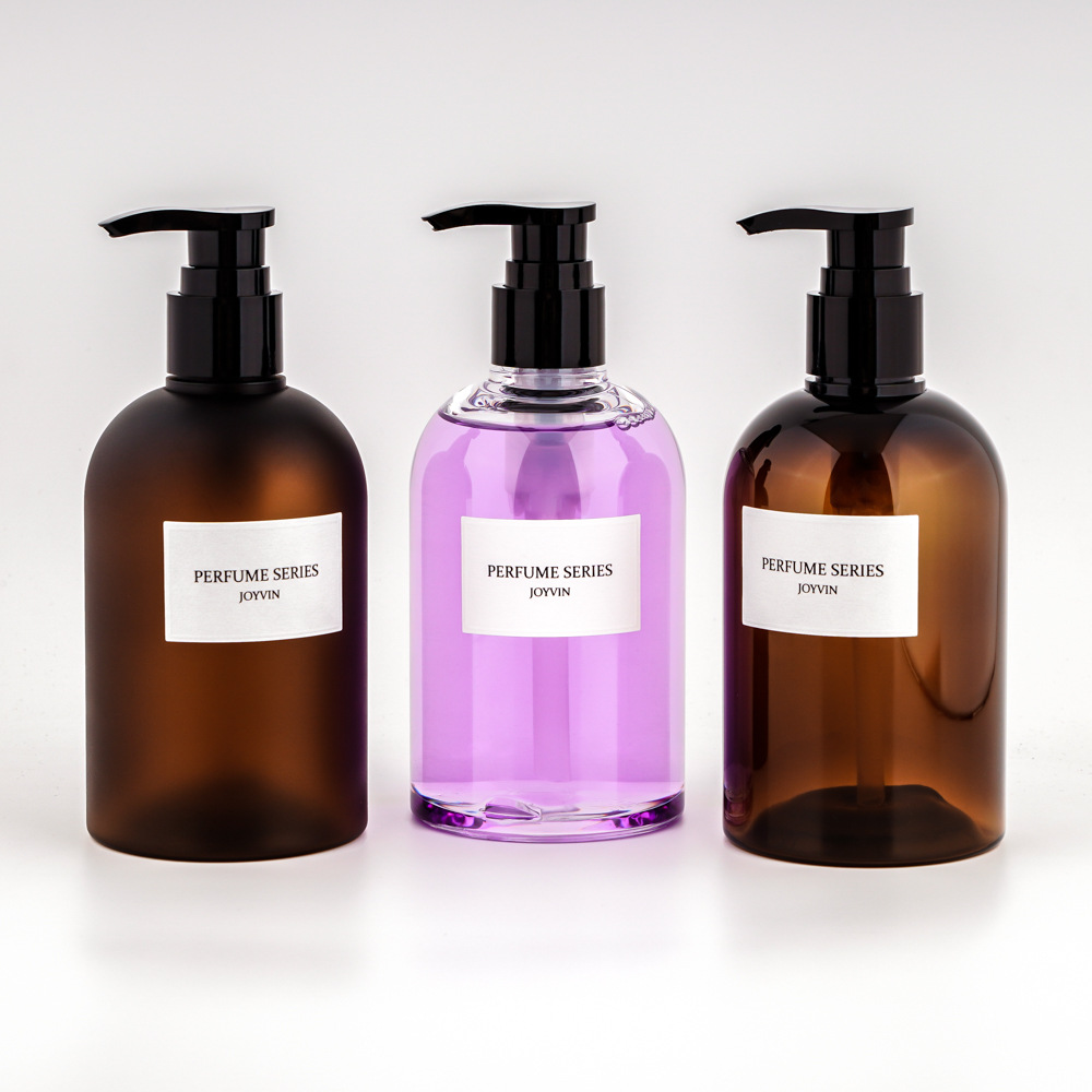 厂家直销300mlPET塑料按压瓶洗发水沐浴露瓶身体乳瓶洗护塑料瓶