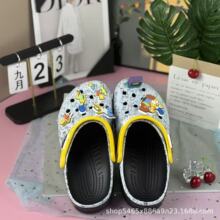 2025年新款洞洞鞋辛普森明星亲子鞋室外软底透气沙滩鞋包头凉拖鞋