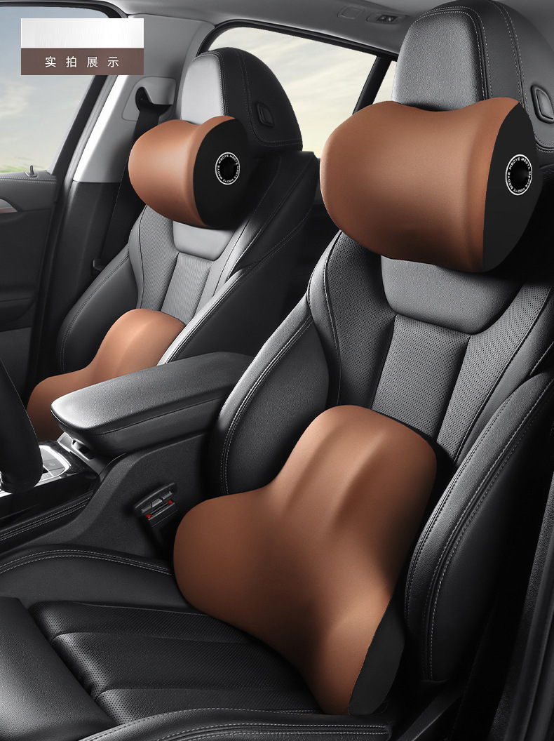 Wholesale Car Headrests and Lumbar Supports for Foreign Trade, Memory Foam Car Cushions, Lumbar Pads, Backrests, Neck Pillows for Cars, Custom-Made