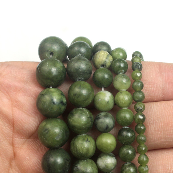Organic beaded bracelet handmade