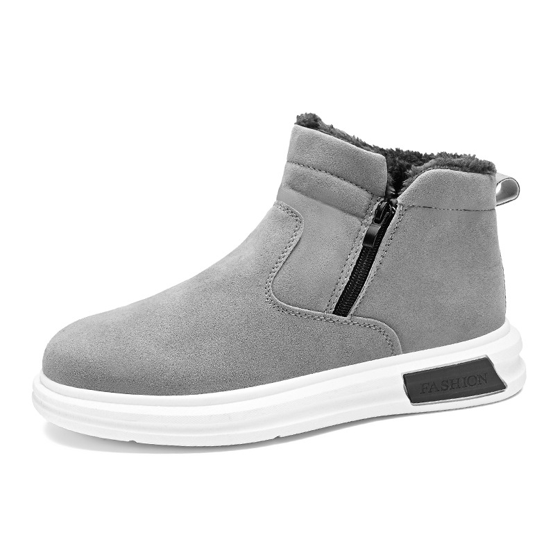 Botas de nieve de hombre 2024 invierno nuevo noreste -40 grados antifrío zapatos de hombre más terciopelo grueso calentamiento zapatos de algodón de alto nivel