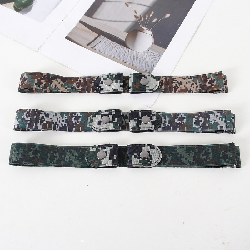 Lazy Person Military Training Belt for Women, Elastic Waistband for Jeans, Invisible Belt to Adjust Waist Size, Magic Tool for Tightening Waistband