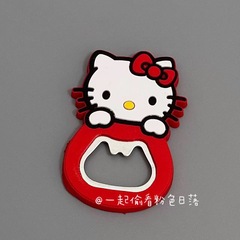 メーカーのアニメPVC冷蔵庫にビールを貼る栓抜き器PVCソフト栓抜き器