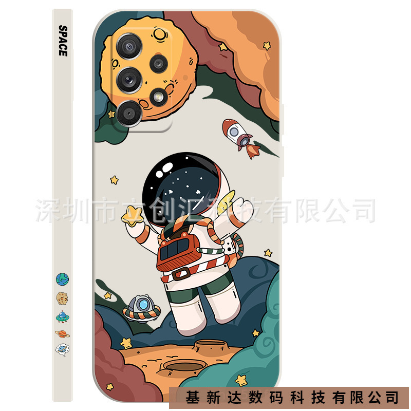 Straight Edge Galaxy S23 Ultra Mobile Phone Case S22 Soft A54 Side S21Fe Suitable for Samsung A14 All-Inclusive A32