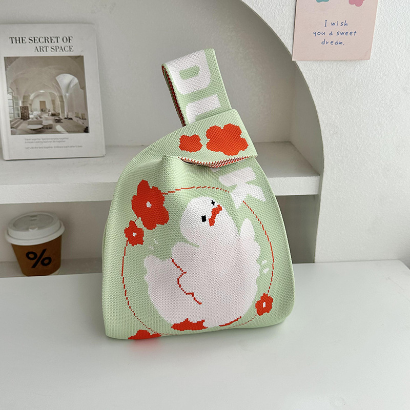 Bolsas de punto bolsas de mano coreanas de gran capacidad bolsas de mano bolsas de mano bolsas de regalo bolsas de muñeca al por mayor