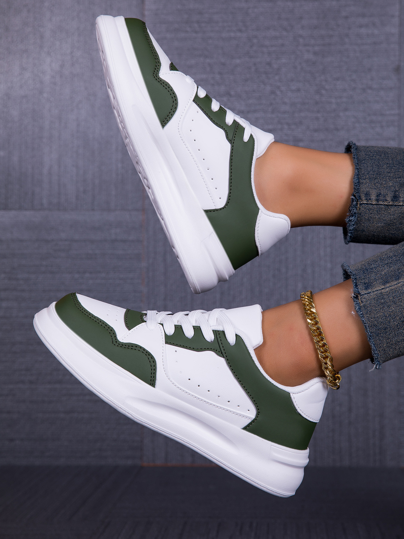 Bequeme Damen Freizeitschuhe Mit Schnürung Für Den Außenbereich_voghion.com