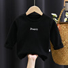 Demi-season long-sleeve, children's top for boys, Korean style, children's clothing, wholesale, high collar