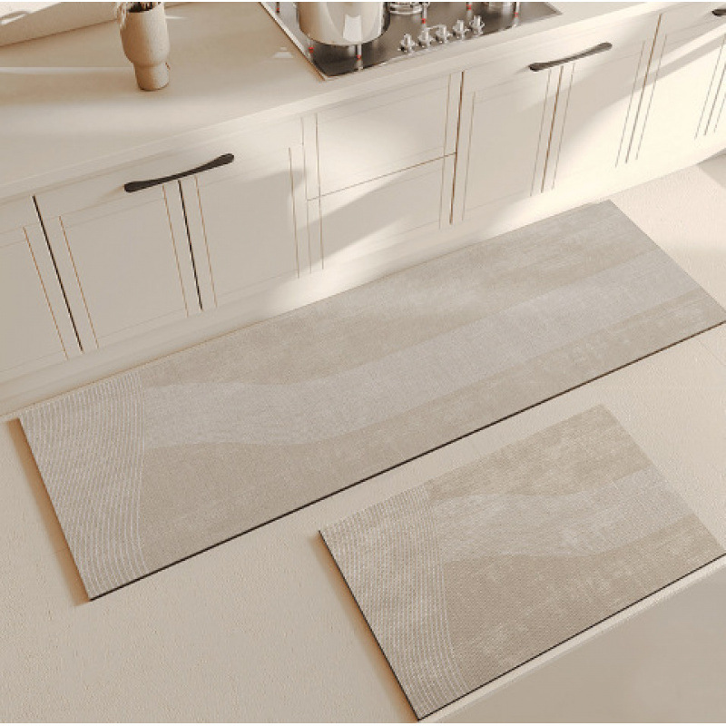 Lodo de diatomaceas ligero lujoso alfombra de puerta simple 27