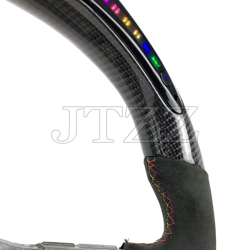 Suitable for Mercedes-Benz AMG CLA CLK CLC CLB C300 C- class dragonfly disc modified carbon fiber steering wheel