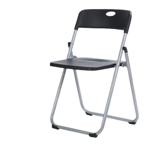 Street stall folding chair household plastic dining chair outdoor portable event conference training staff backrest computer chair