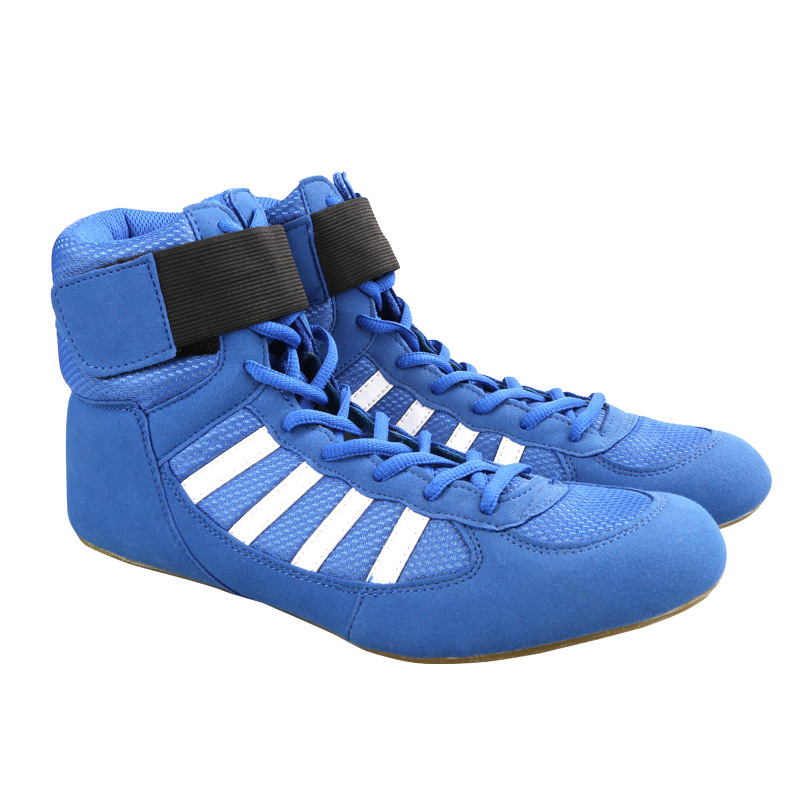 ZTTY zapatos de boxeo de los hombres y mujeres zapatos de lucha Sanda entrenamiento alto-top libre lucha Thai boxeo entrenamiento profesional zapatos de boxeo